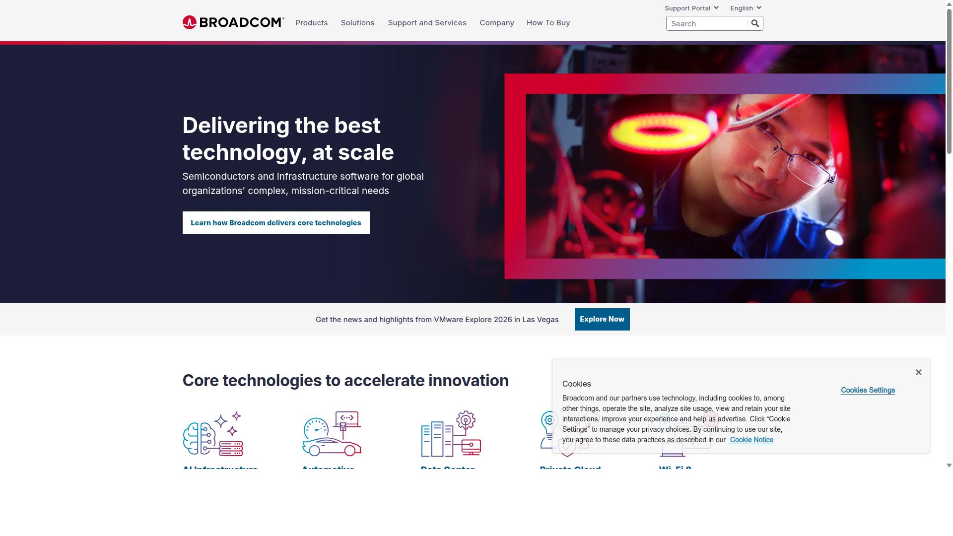 Broadcom website